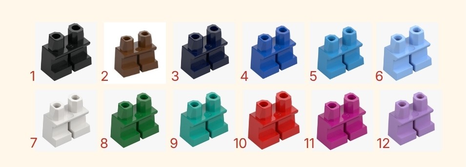Hlače dječje mala visina LEGO figurice