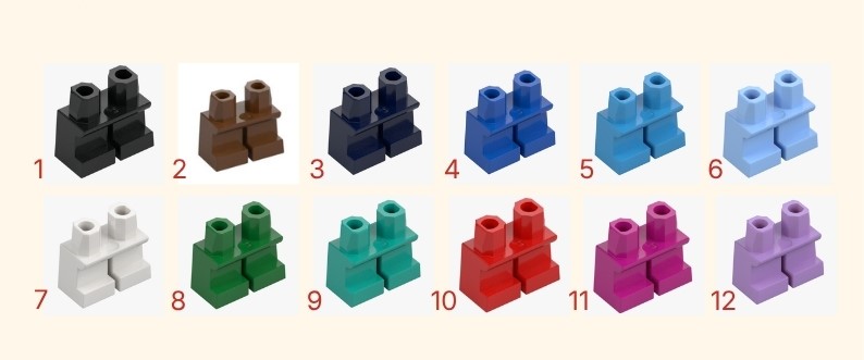 Hlače dječje mala visina LEGO figurice
