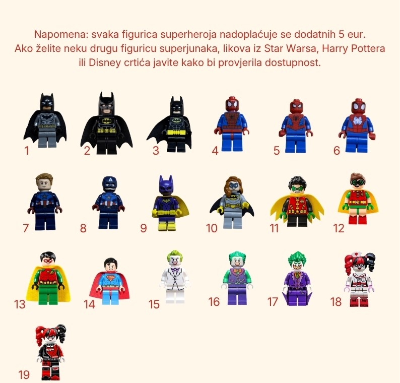 Superheroji gotove figurice