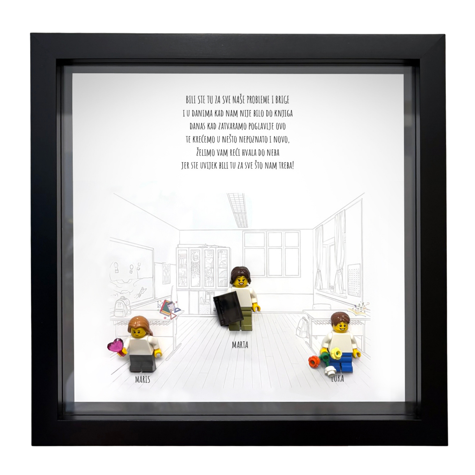 lego okvir za učiteljicu