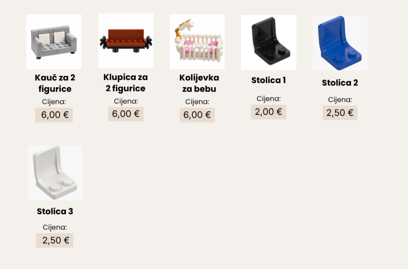 namještaj lego dodaci
